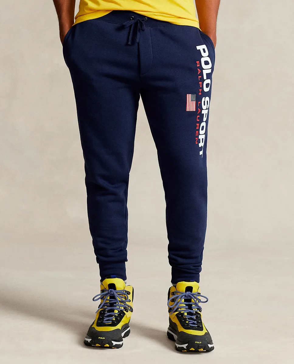 

Мужские спортивные штаны с логотипом Polo Sport Polo Ralph Lauren, тёмно-синий