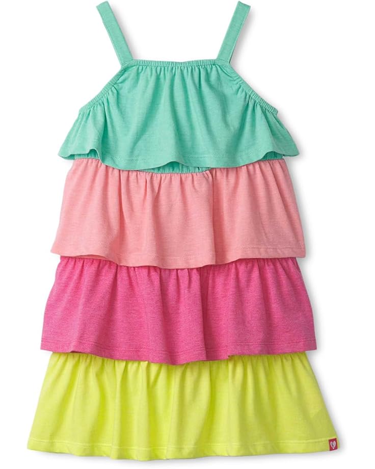 

Платье Hatley Kids Tiered Dress, цвет Bright Rainbow