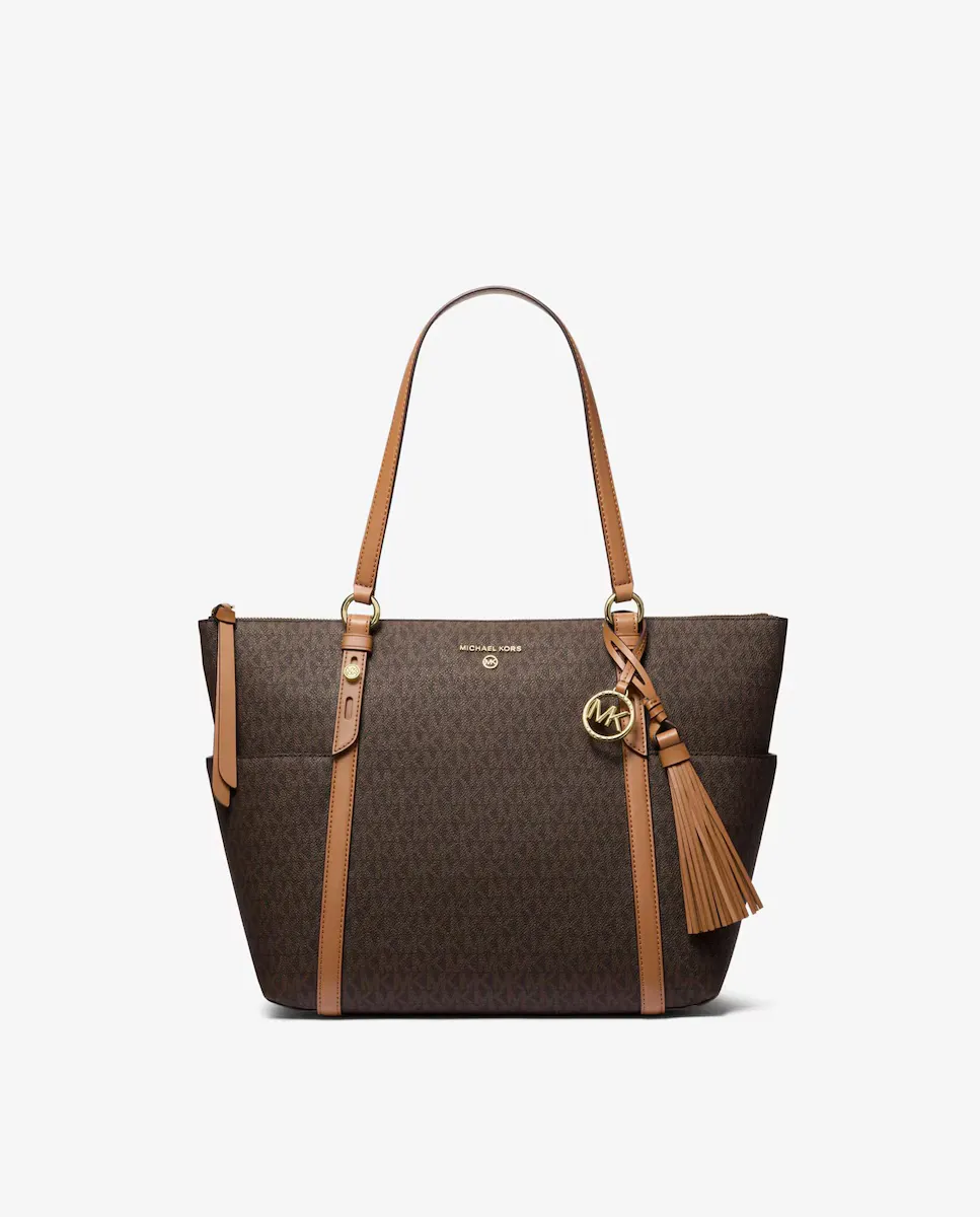 

Сумка-тоут Nomad с логотипом Michael Michael Kors, темно-коричневый