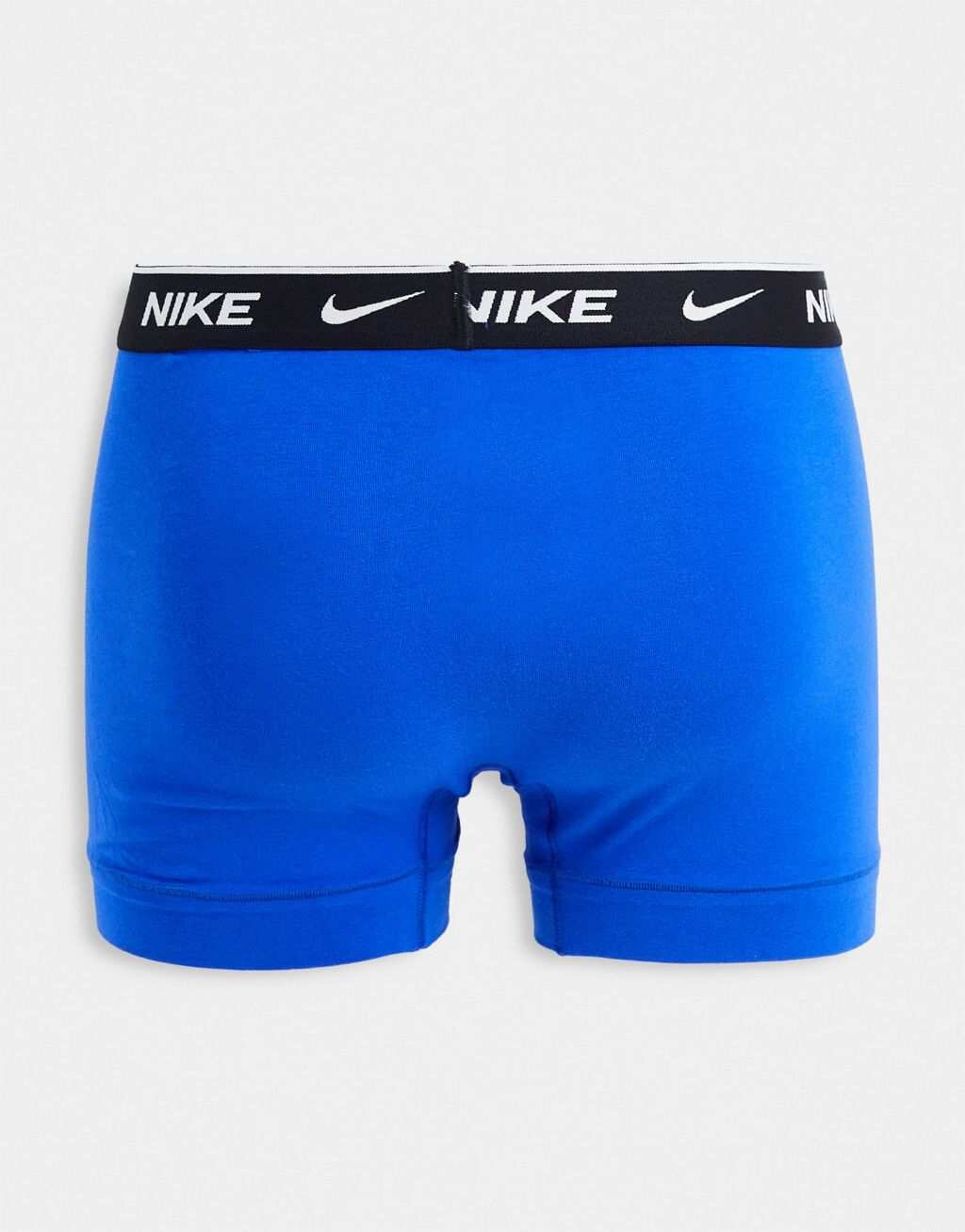 Набор из трех хлопковых эластичных плавок Nike черного/темно-синего цвета — фото 4