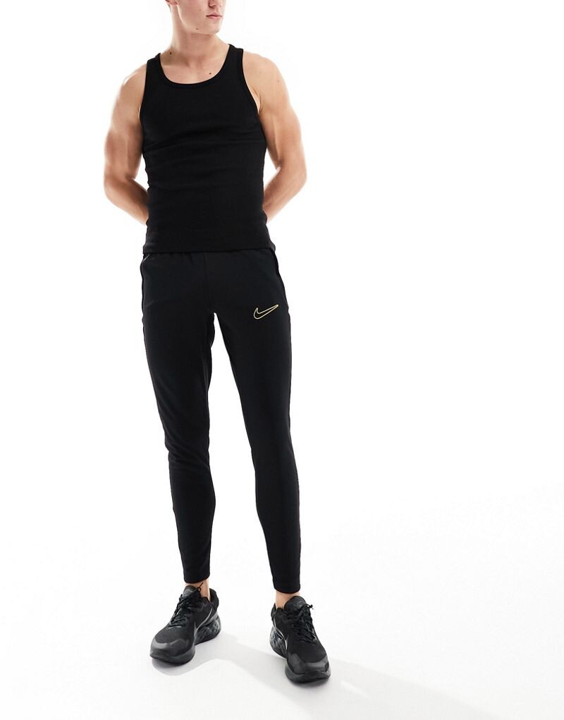 

Nike – Football Academy – черные джоггеры с технологией dri-FIT Nike