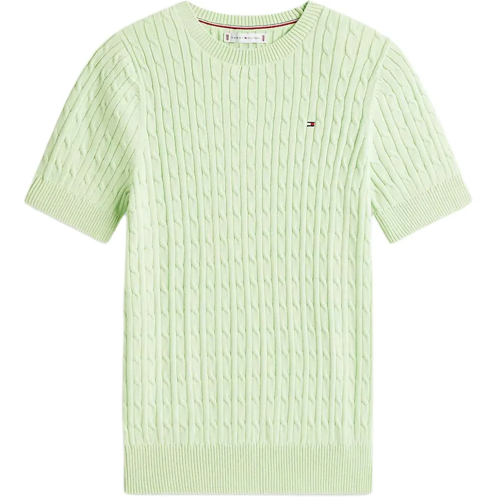 Свитер с круглым вырезом Lime Green Tommy Hilfiger