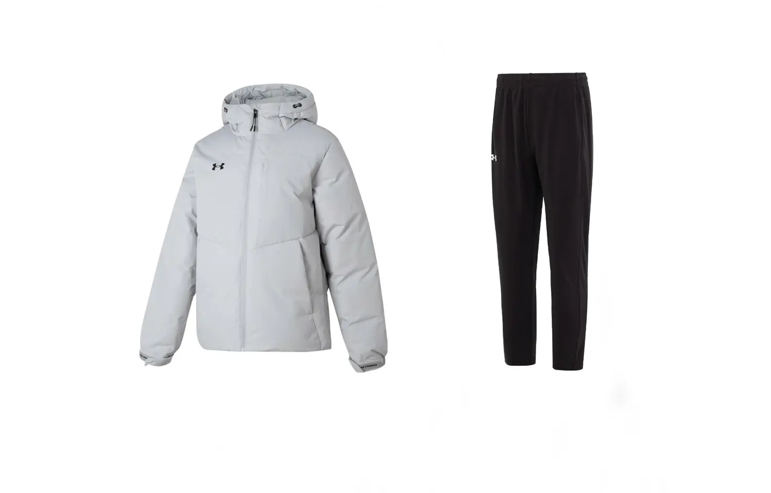 

Повседневный спортивный костюм мужской Under Armour (светло-серый + черный)