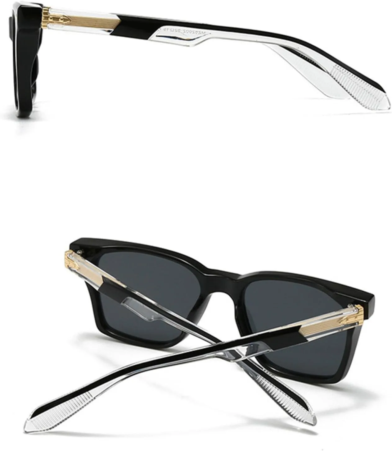 

Винтажные женские солнцезащитные очки класса люкс с заклепками, солнцезащитные очки UV400 для мужчин, модные панк-солнцезащитные очки TVTBBVV, Black Gun Grey