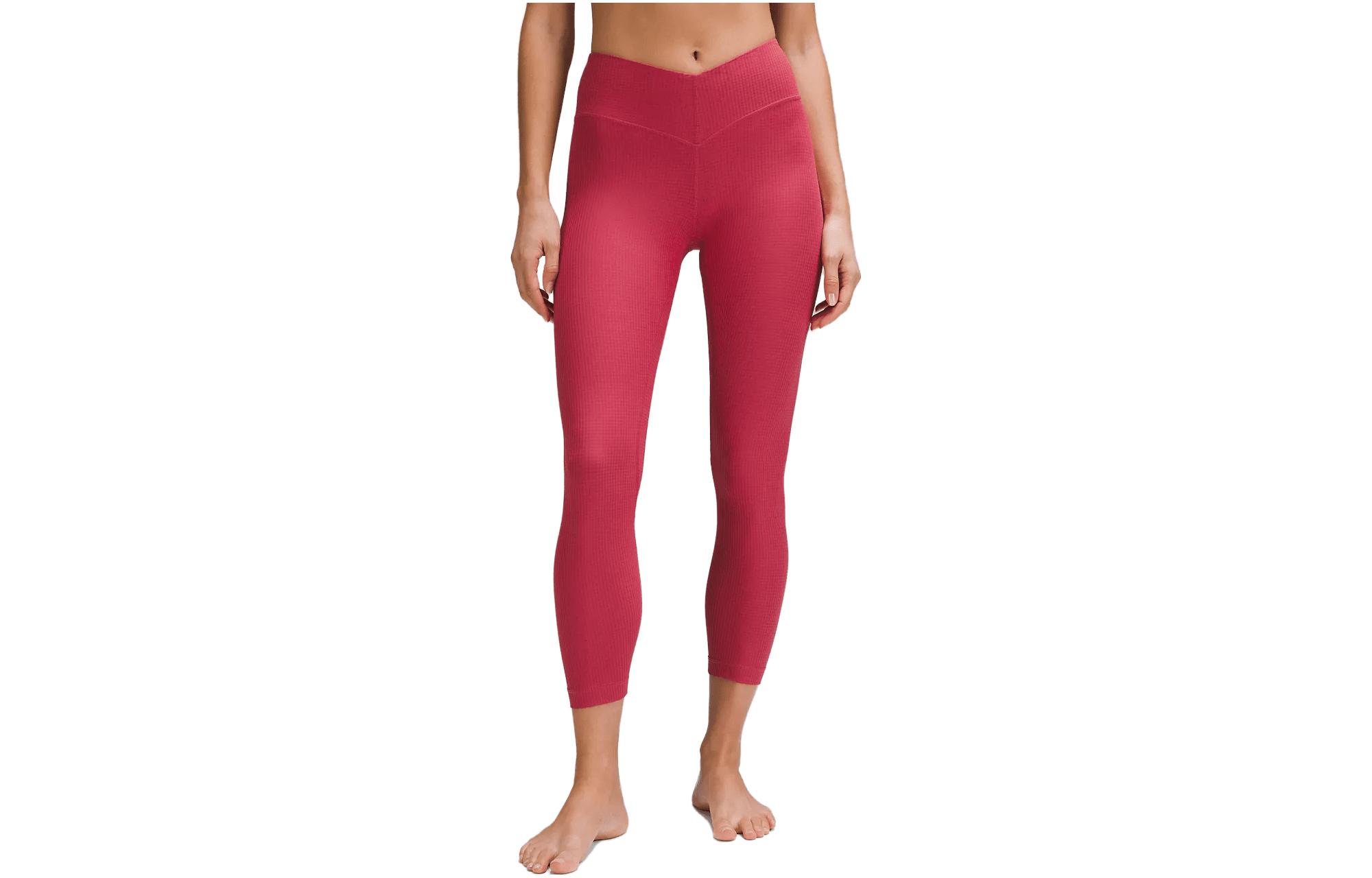 

Женские повседневные брюки для йоги с V-образным вырезом, 25 футов Lululemon, Vintage Rose/Vintage Rose