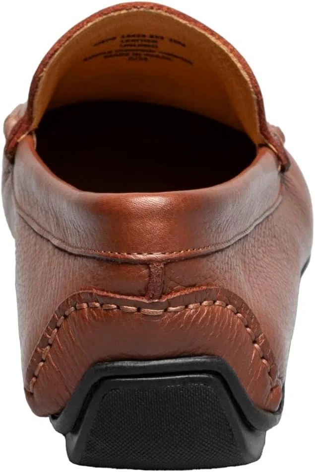 Мужские тапочки Florsheim Lago Penny Driver, 2-Cognac Milled — фото 3