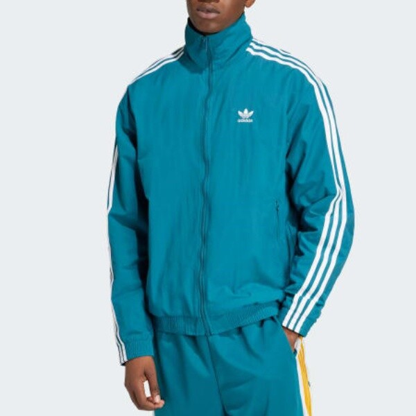 Куртка Adidas Originals Adicolor Woven Firebird, бирюзовый — фото 2