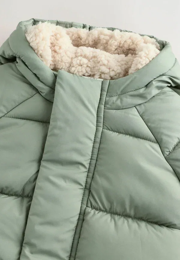 Пуховик зимний Regular fit Next, цвет шалфейно-зеленый — фото 2