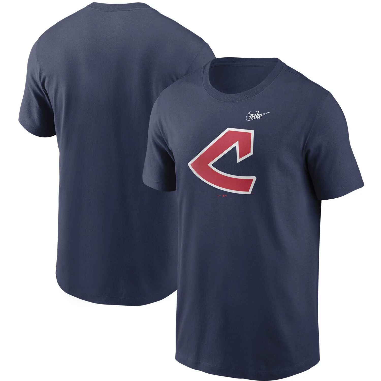 

Мужская темно-синяя футболка с логотипом Nike Cleveland Indians Cooperstown Collection, Синий, Мужская темно-синяя футболка с логотипом Nike Cleveland Indians Cooperstown Collection