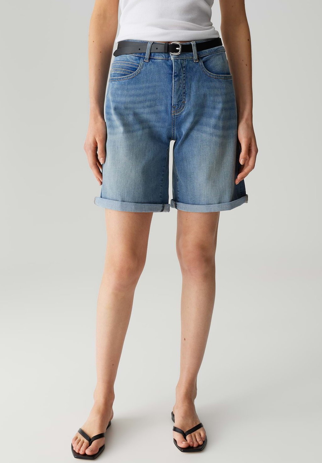 

Джинсовые шорты MID RISE WIDE FIT OPUS PANTS, светло-голубой