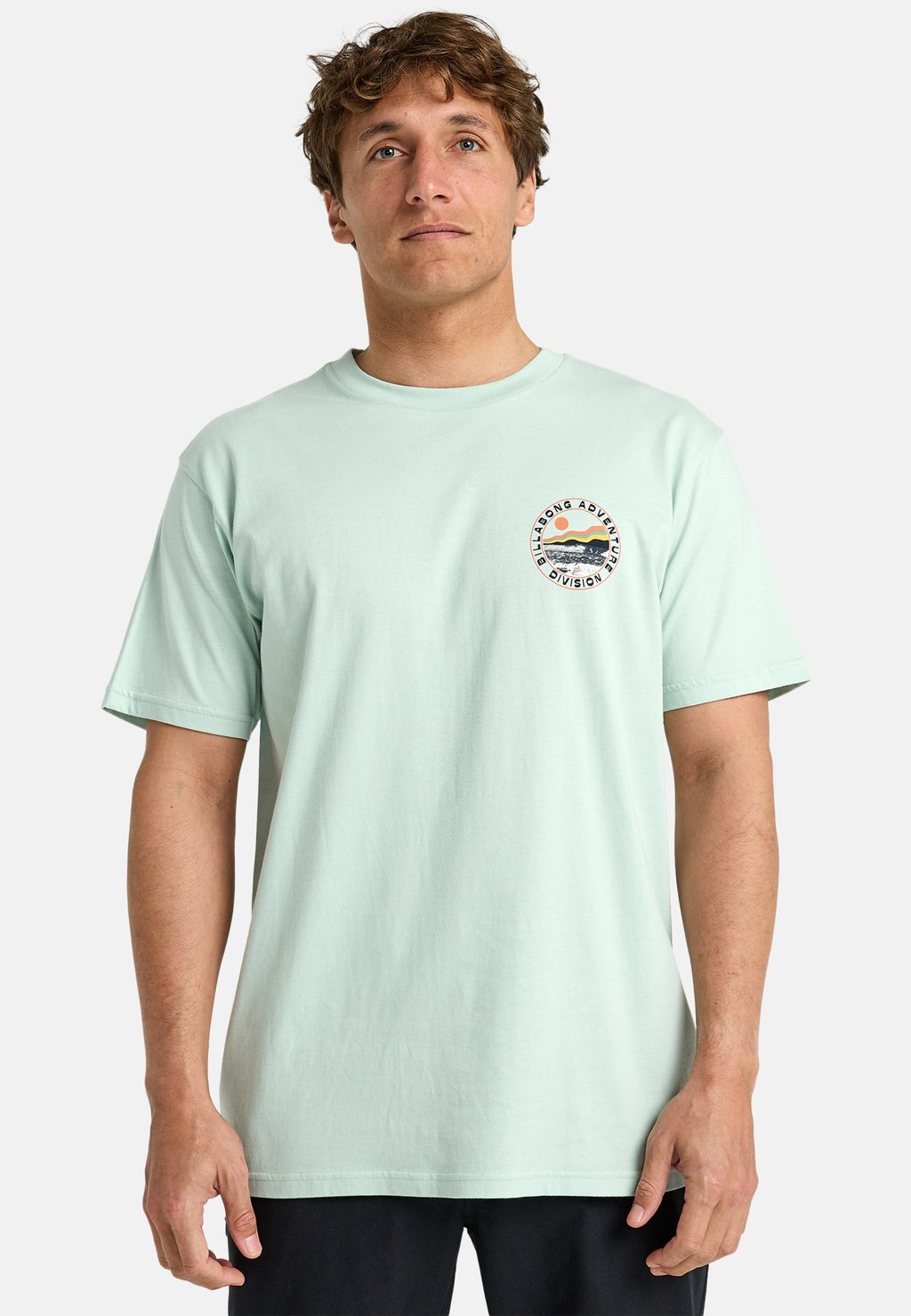 

Футболка с принтом Billabong, светло-голубой
