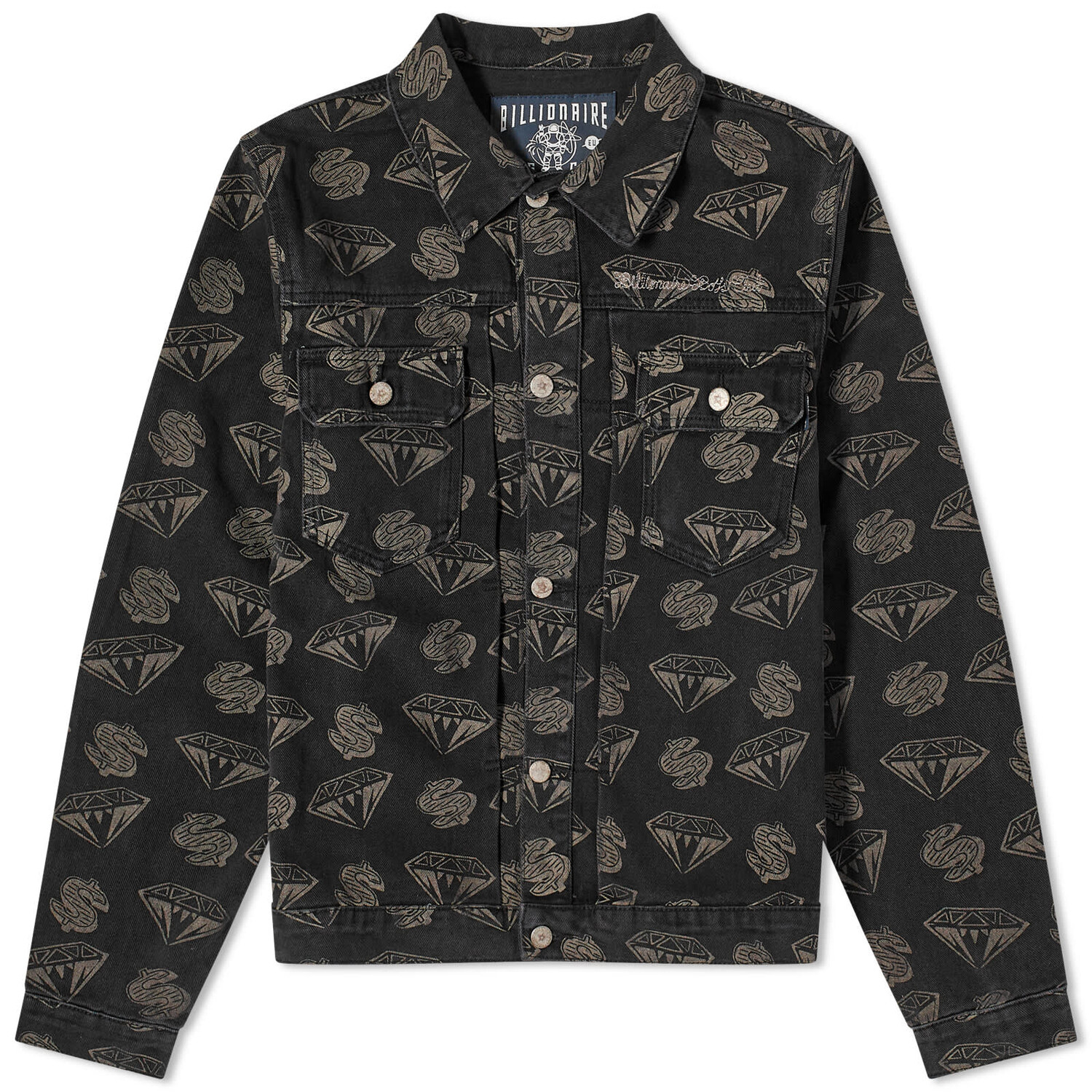 

Куртка Billionaire Boys Club Diamonds & Dollars Denim, черный