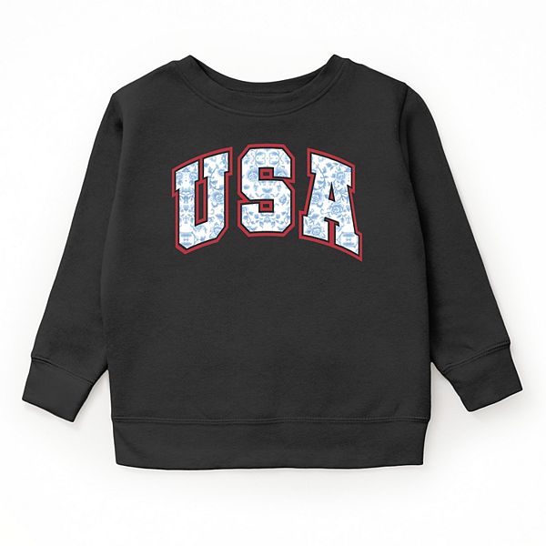 

Молодежная толстовка usa blue willow The Juniper Shop, Black