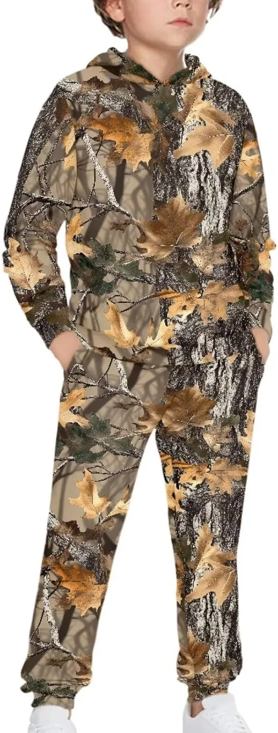 Детский спортивный костюм Xpyiqun, 2 предмета, Camo B — фото 3