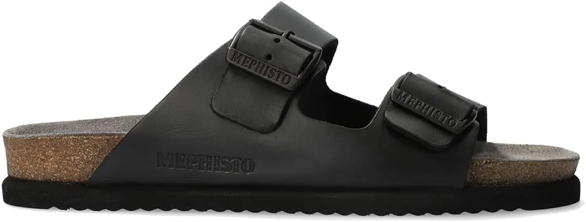 Мужские черные сандалии Mephisto Nerio