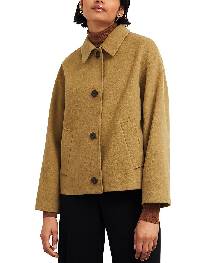 

Куртка Zoe с заниженными плечами HOBBS LONDON, коричневый/бежевый