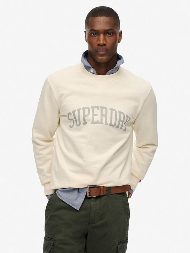 

Спортивный худи Athletic Essentials, цвет Desert Bone White Superdry, Desert Bone White