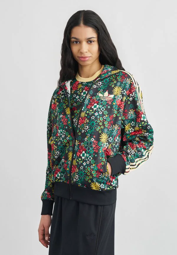 Летняя куртка firebird liberty Adidas Originals, Black/Bold Green/Collegiate Green/Yellow