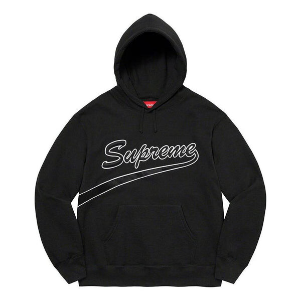 

Толстовка tail hooded sweatshirt 'black white' Supreme, черный