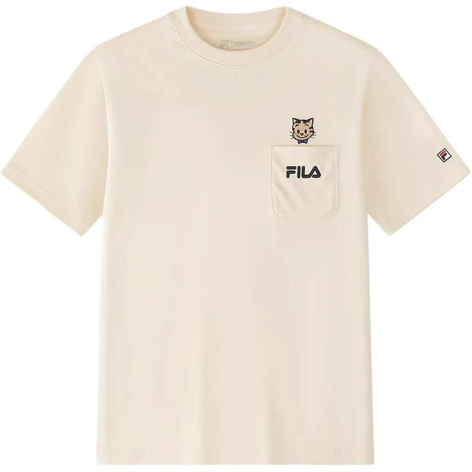 Футболка Cloud Lily Fragrance FILA KIDS, cloud lily apricot