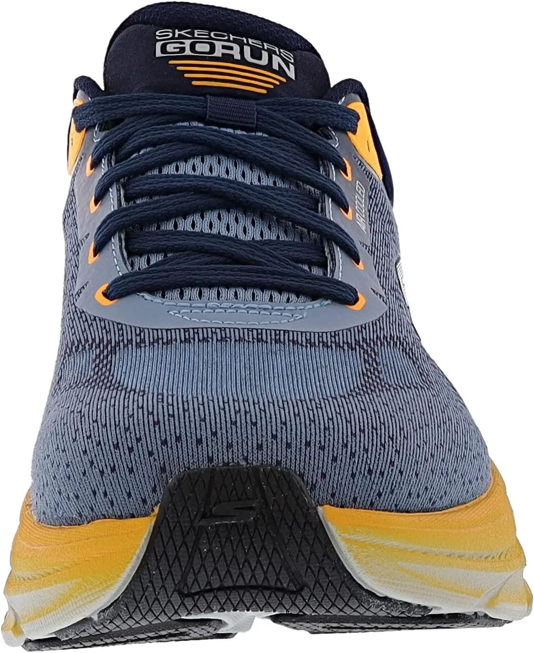 Skechers Mens Slip-Ins: Max Cushioning Arch Fit 2.0 - Cool Core Walking Shoes, Navy/Orange — фото 3