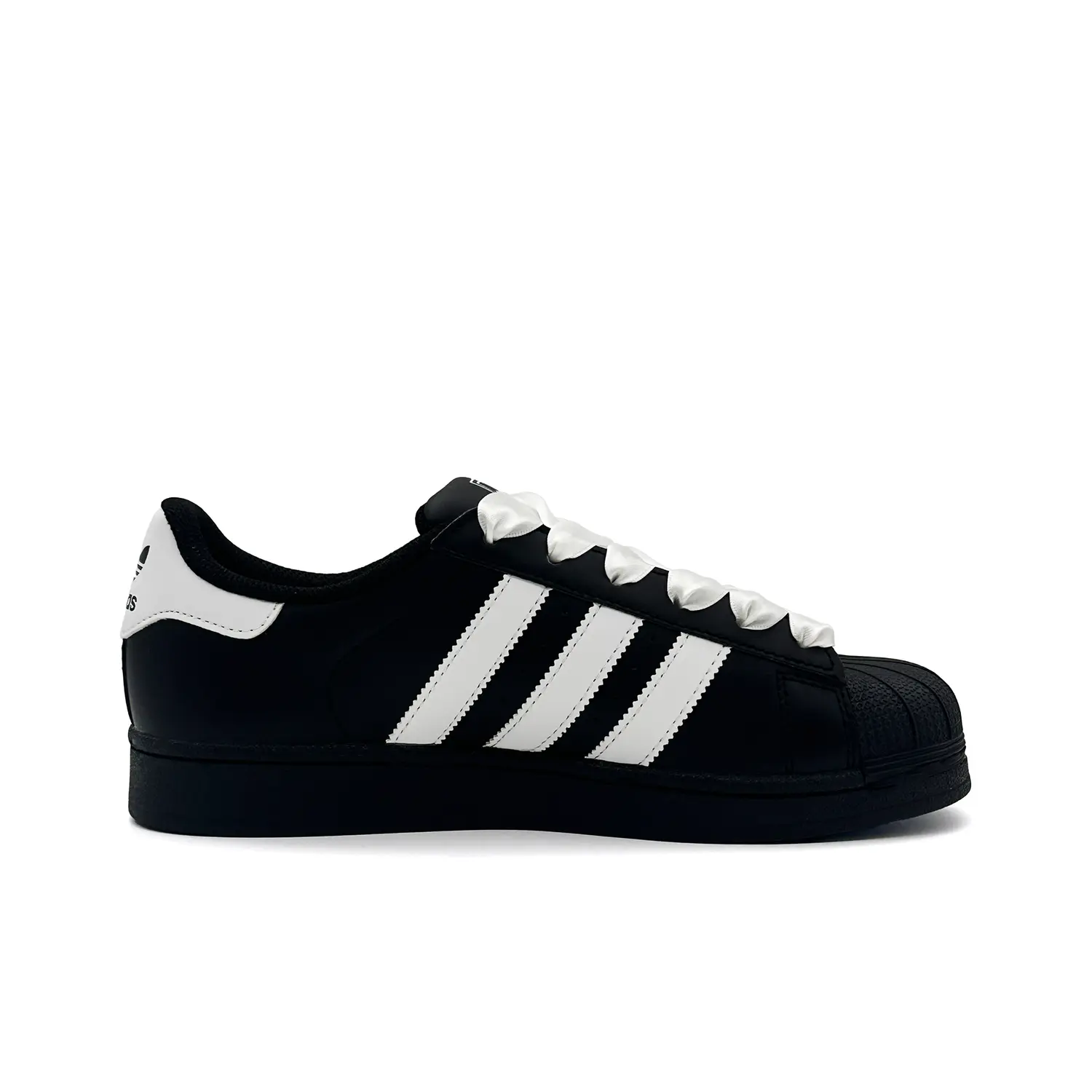 Adidas Originals Superstar 2 устойчивые к истиранию низкие детские скейтбординг кроссовки Black для подростков — фото 3