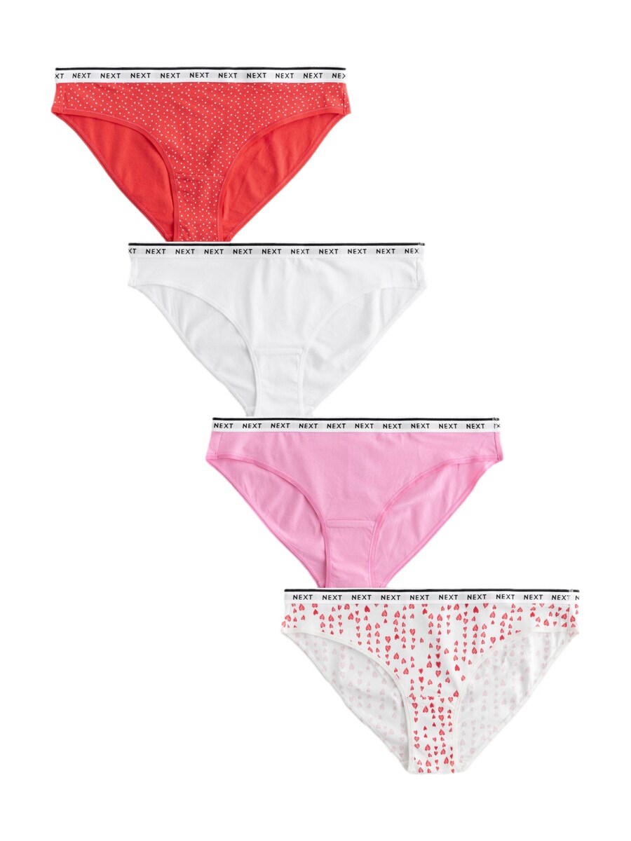 

Трусики Next, цвет Dusky pink/Light red/White