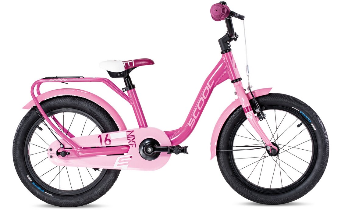 

Детский велосипед S'cool niXe 16 1-Gang - 16 дюймов - Tiefeinsteiger - 2025, цвет Pink|Pink/Baby Pink