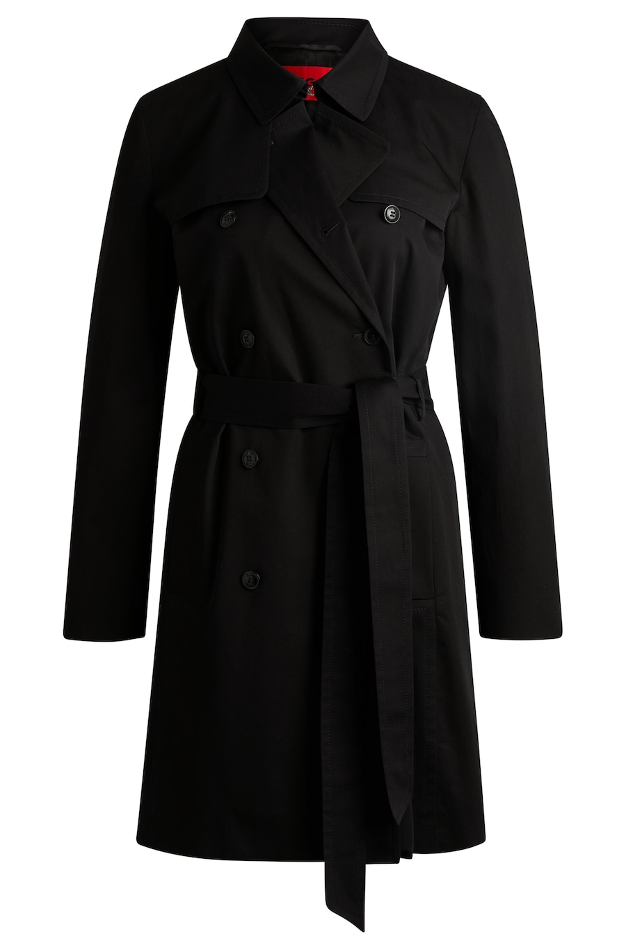 

Пальто межсезонное HUGO Makares-1, черный