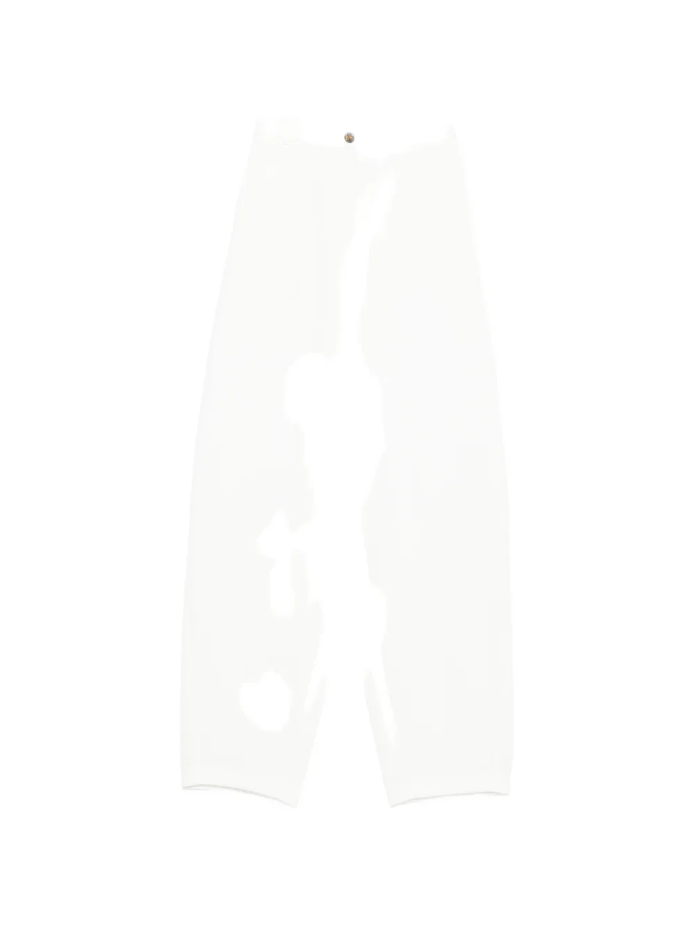 

Брюки-палаццо с логотипом Elisabetta Franchi, белый