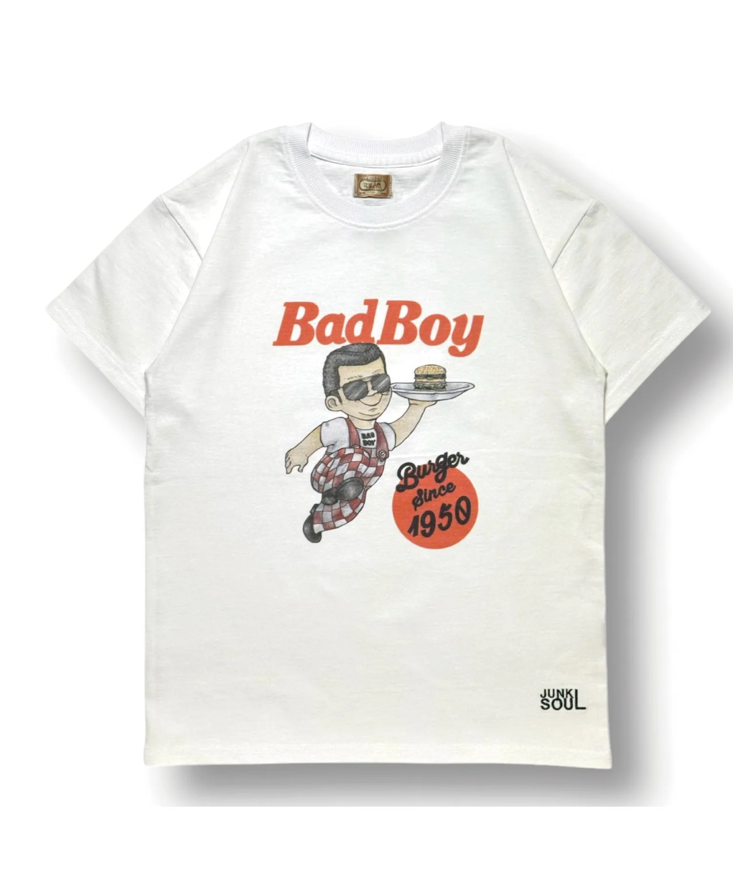 Футболка для детей с графическим принтом JUNKSOUL JS BAD BOY желтая — фото 2