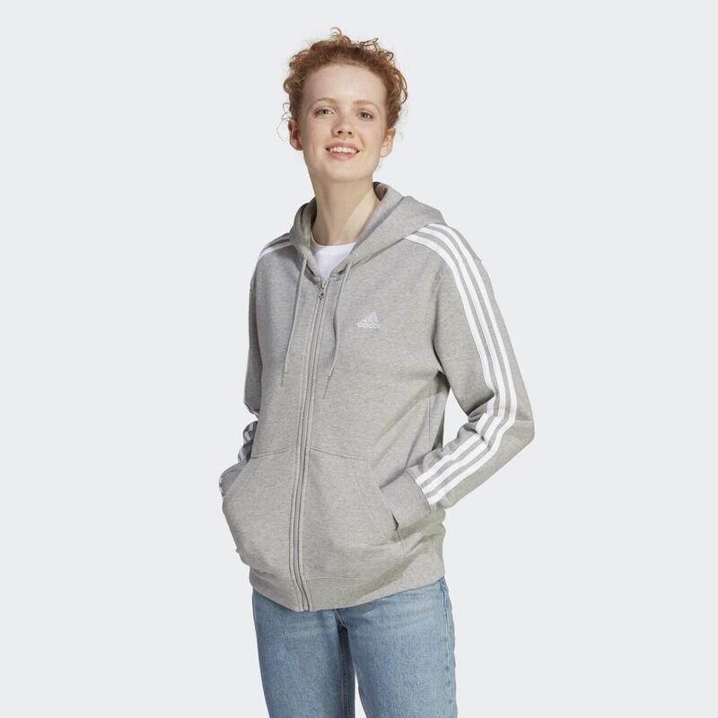 

Женская спортивная толстовка Adidas, цвет grau/grau/weiss