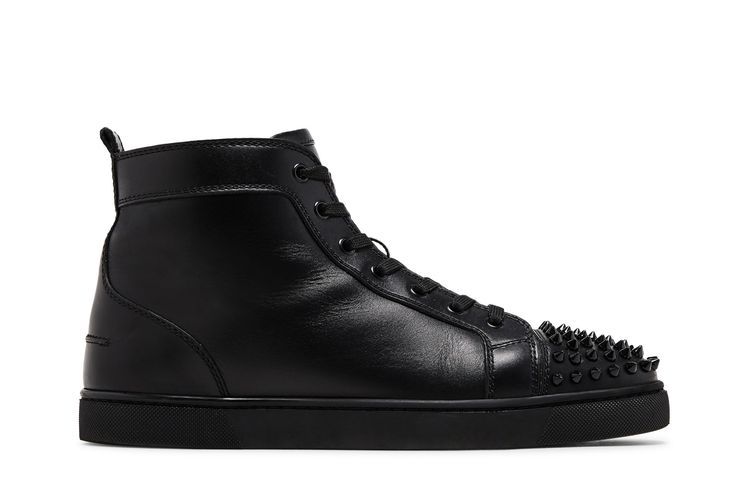 

Кроссовки Christian Louboutin Louis Flat Calf Spikes 'Black', черный