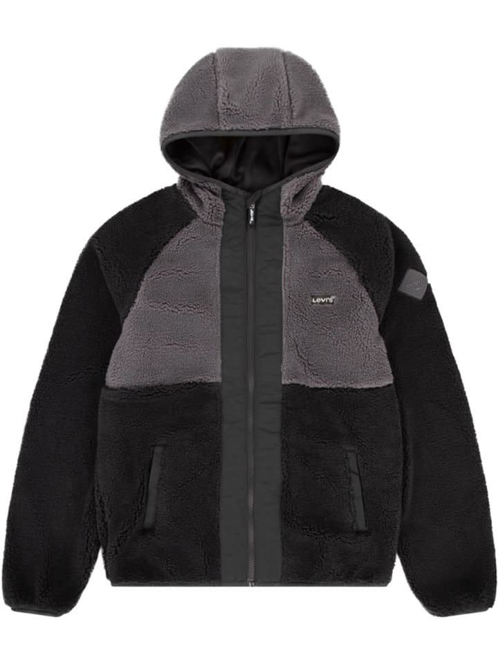

Флисовая куртка Levi's Kids, серый/черный