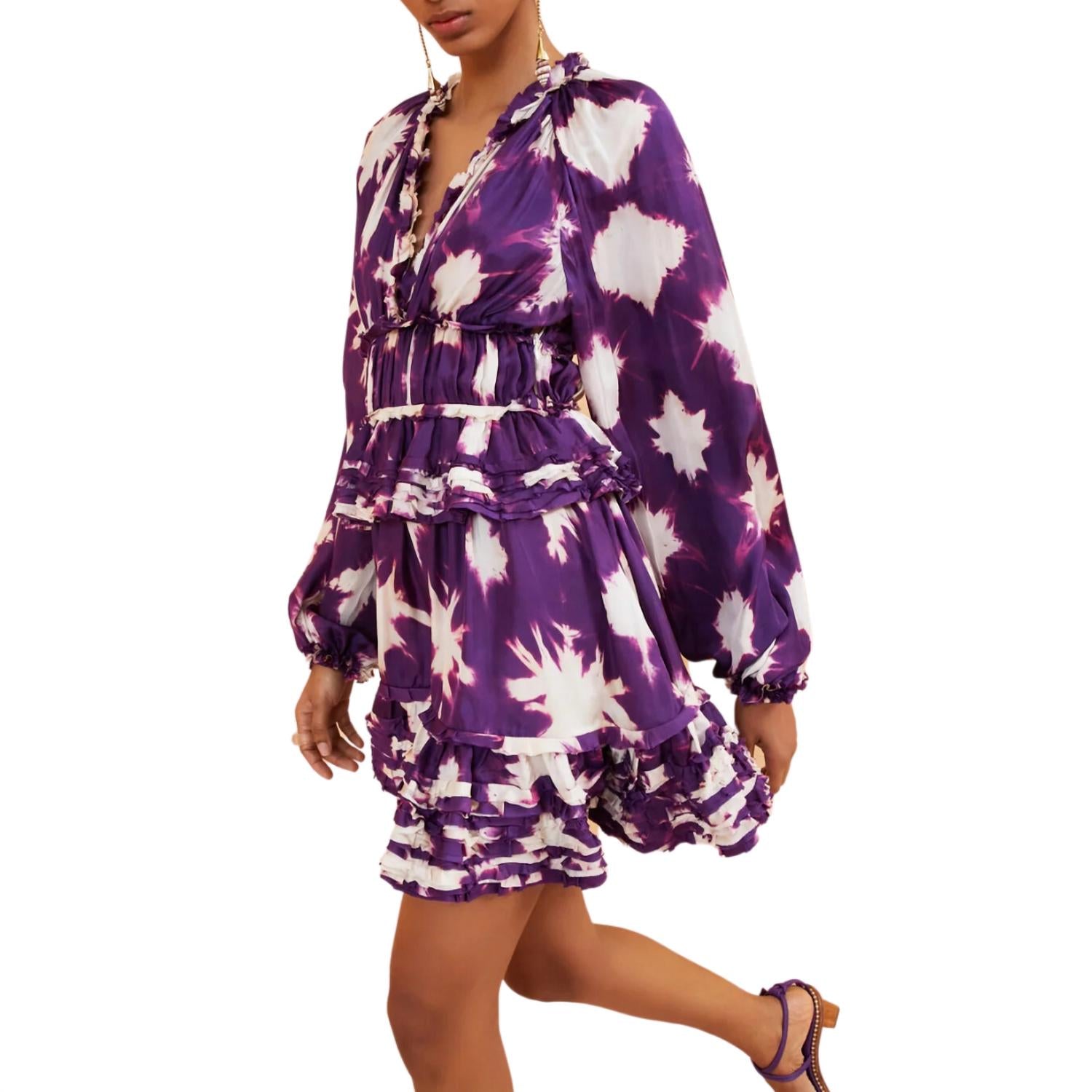 

Платье Emery в цвете кассис Ulla Johnson, Cassis Blur