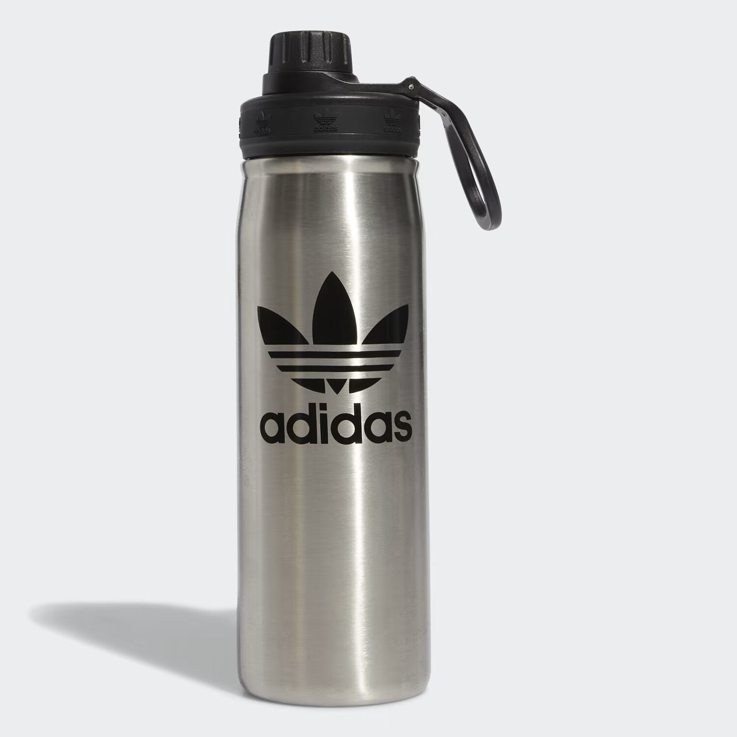 

Стальная металлическая бутылка 600 мл Adidas, цвет Black/Black/Black