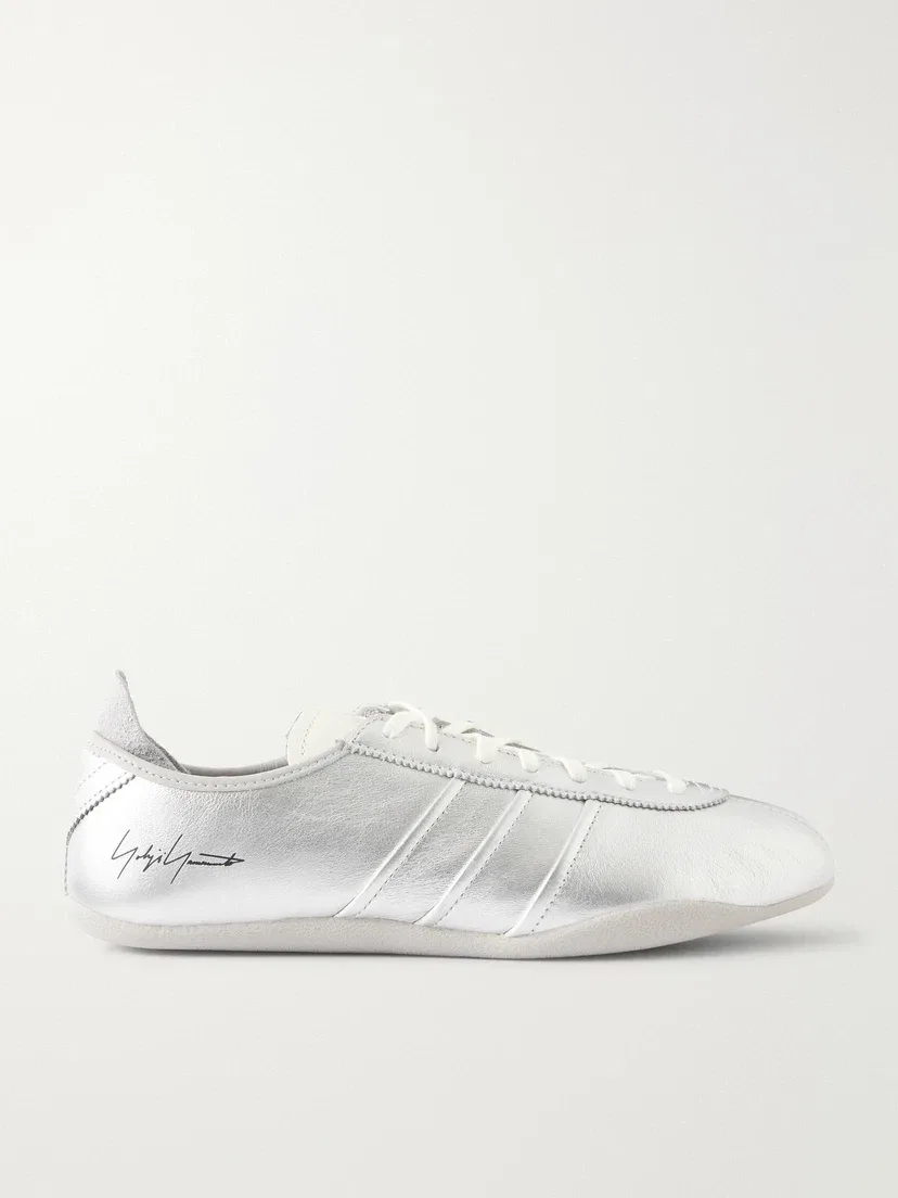 Y-3 Токийские кожаные кроссовки adidas Originals, серебряный