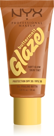 

Осветляющая и тонизирующая жидкость spf 30 NYX Professional Makeup Buttermelt Glaze, 06 Praline Butta 30 ml