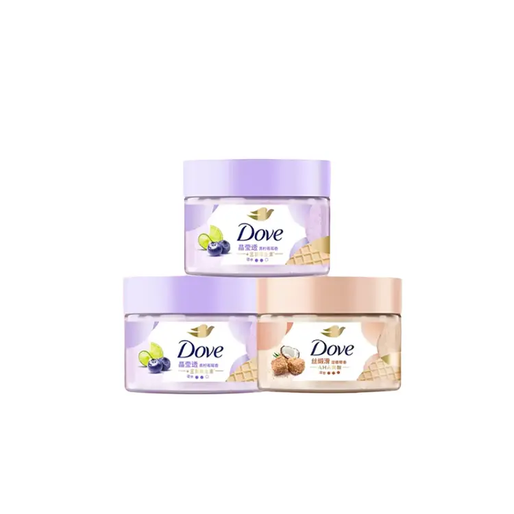 

Скрабы для тела увлажняющие фруктовый аромат 280g/280g*2/280g*3 бутылки отшелушивающие увлажняющие очищающие ароматные Dove