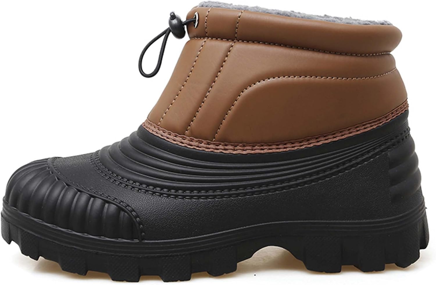 

Зимние плюшевые толстые снежные ботинки с теплой меховой подкладкой и хлопковыми сапогами Generic, коричневый