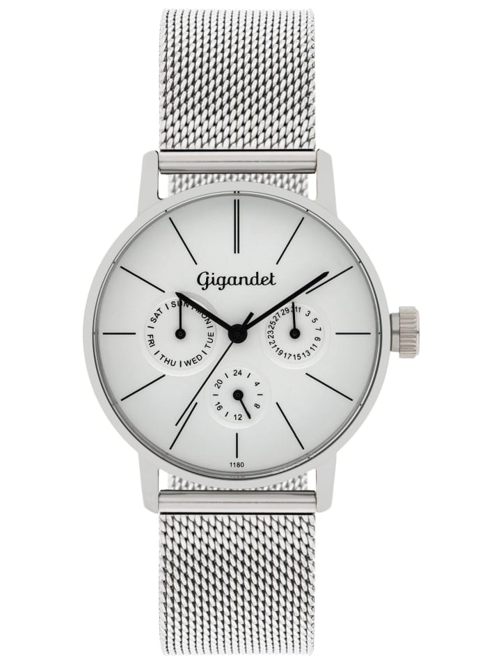 

Gigandet Кварцевые часы "МИНИМАЛИЗМ" в серебристом цвете