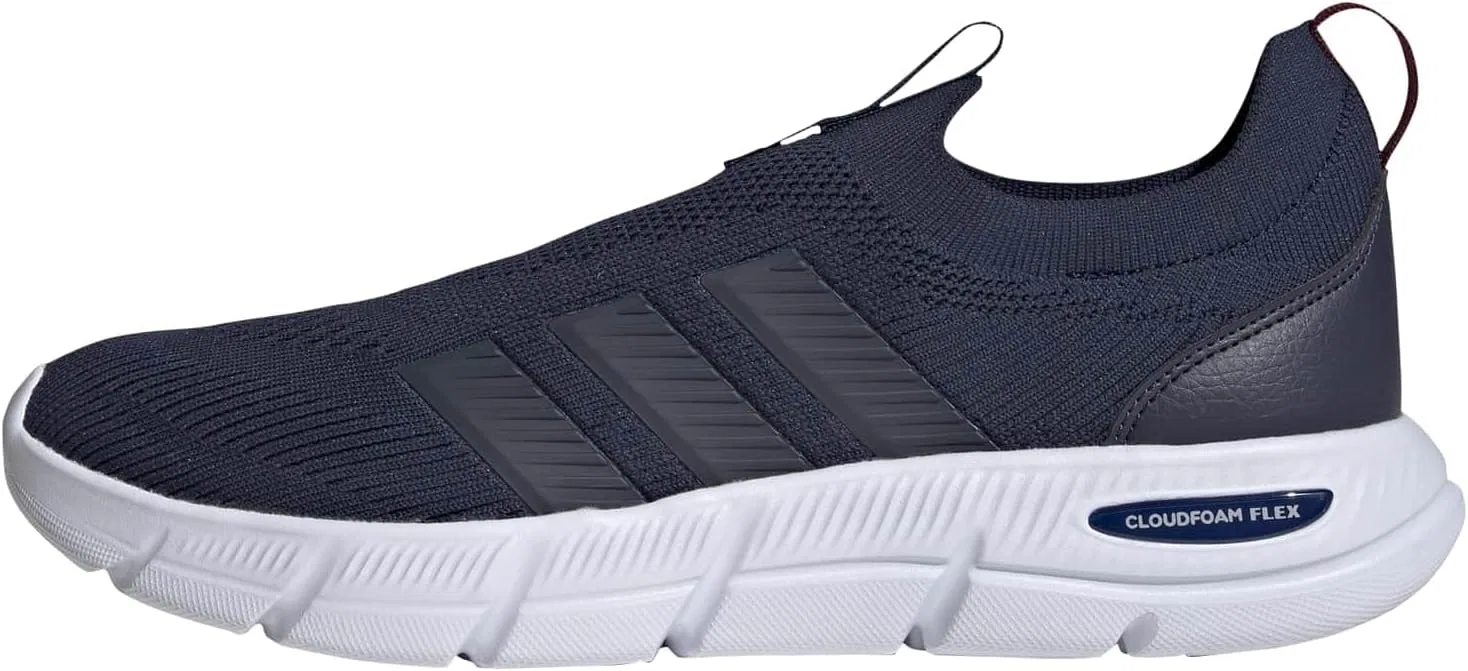 Мужские слипоны Adidas Cloudfoam Flex, Dark Blue Shadow Navy Shadow Red