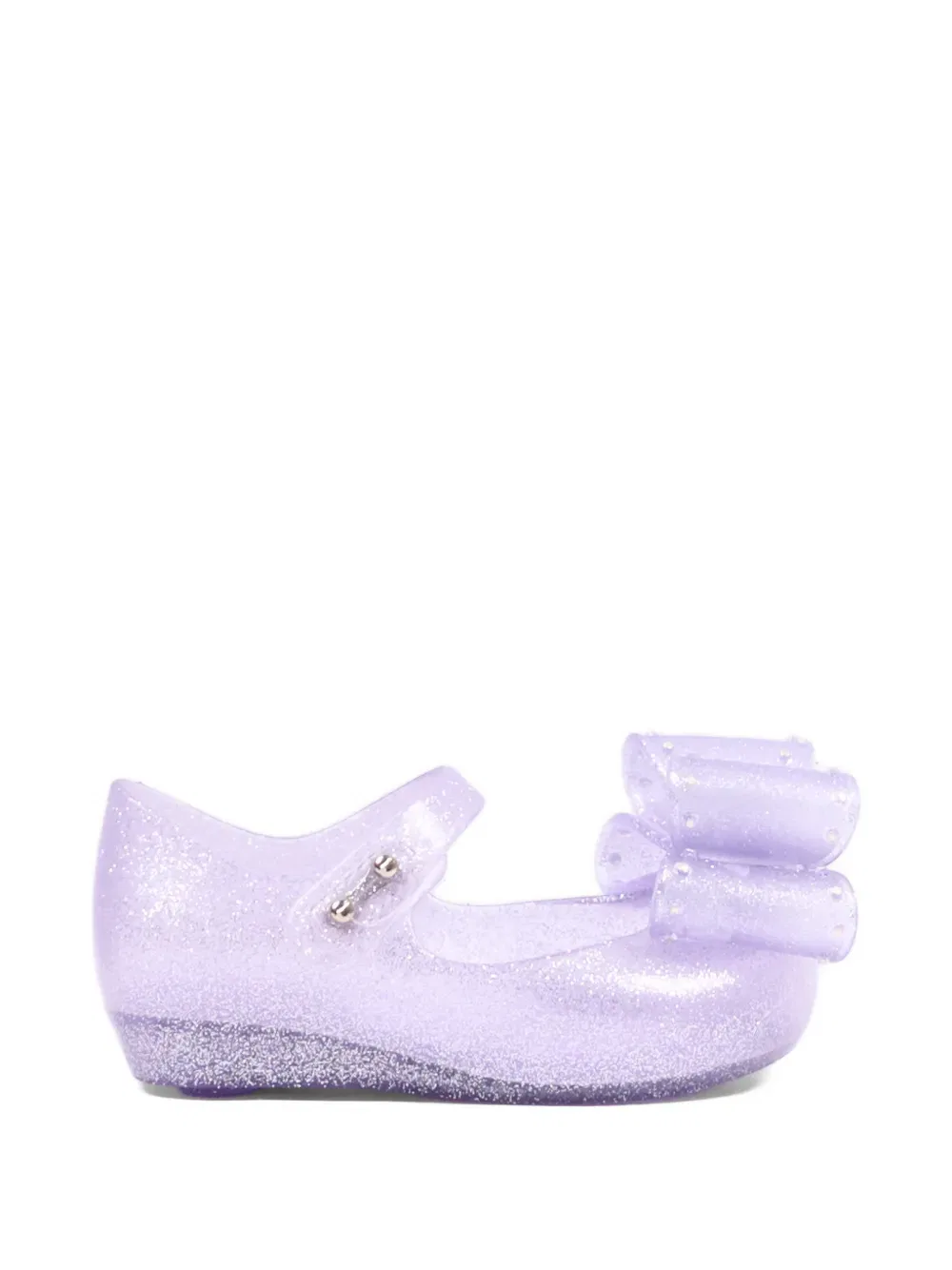 Классические балетки Ultragirl с блестящим бантиком Mini Melissa, фиолетовый — фото 2