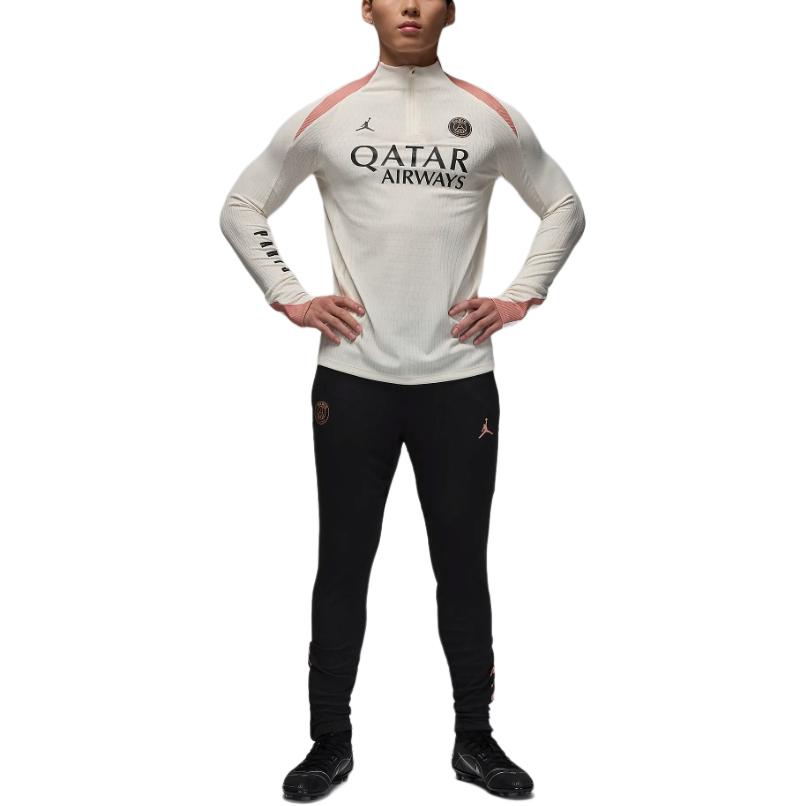 Пари Сен-Жермен FW24 Dri-FIT ADV Вязаные спортивные брюки мужские Черный/Ржаво-розовый/Металлический красный Jordan — фото 4