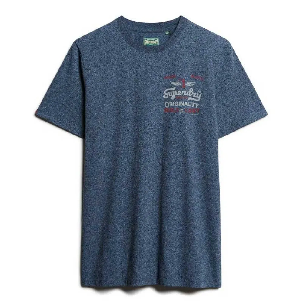 

Футболка с коротким рукавом Superdry Vintage Workwear Relaxed, синий