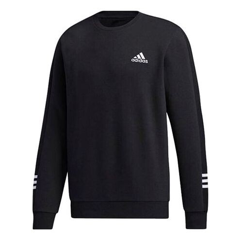

Толстовка logo stamping casual laptop sportswear men's black Adidas, черный