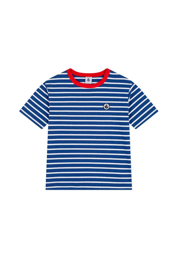 Футболка с принтом Petit Bateau, Crepuscule/Marshmallow