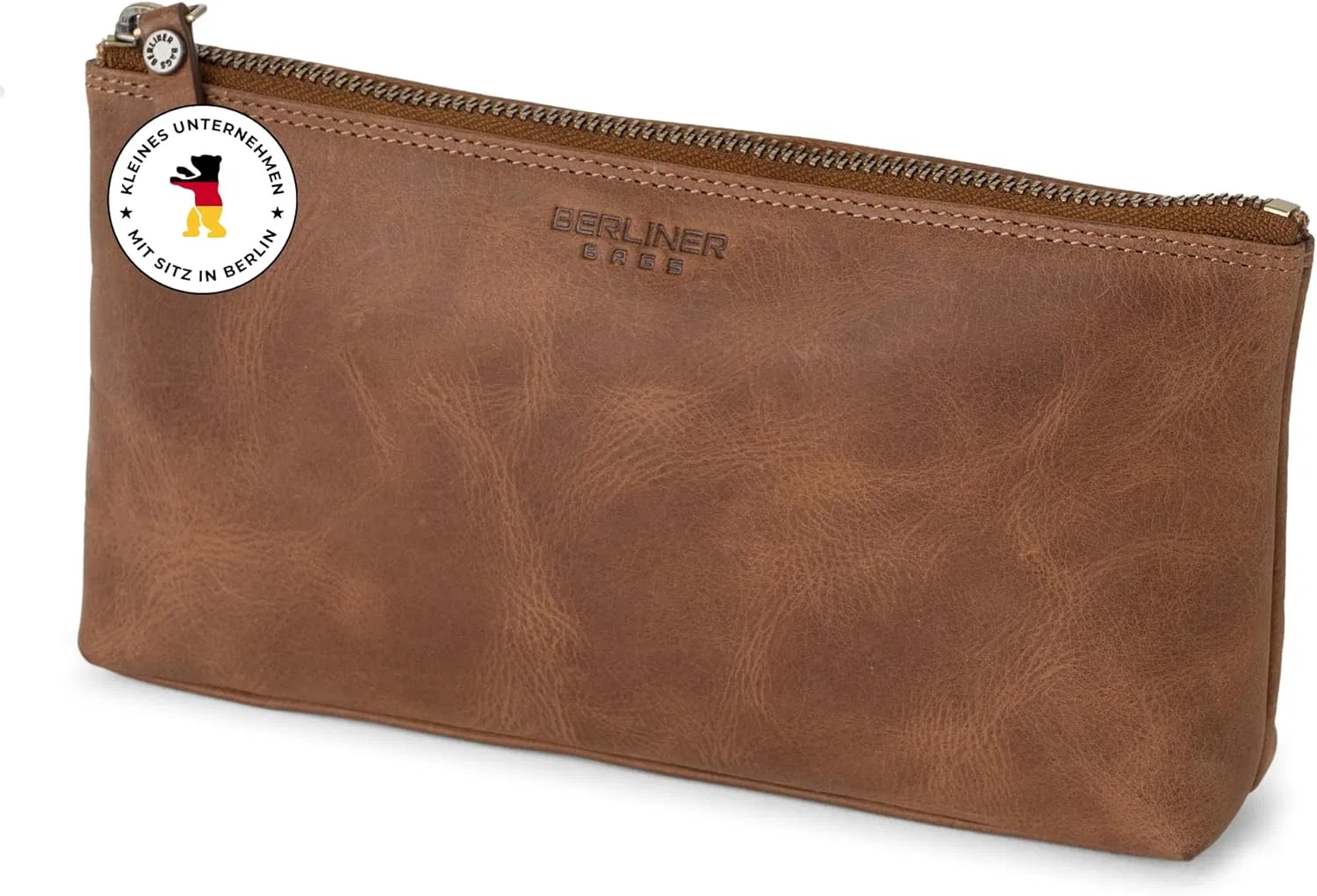 Косметичка Berliner Bags Vintage Anna из кожи Berliner Bags, Camel