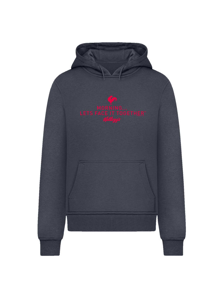 

Толстовка с капюшоном Kellogg's Breakfast Cereals Morning Lets Face It темно-синего цвета F4NT4STIC