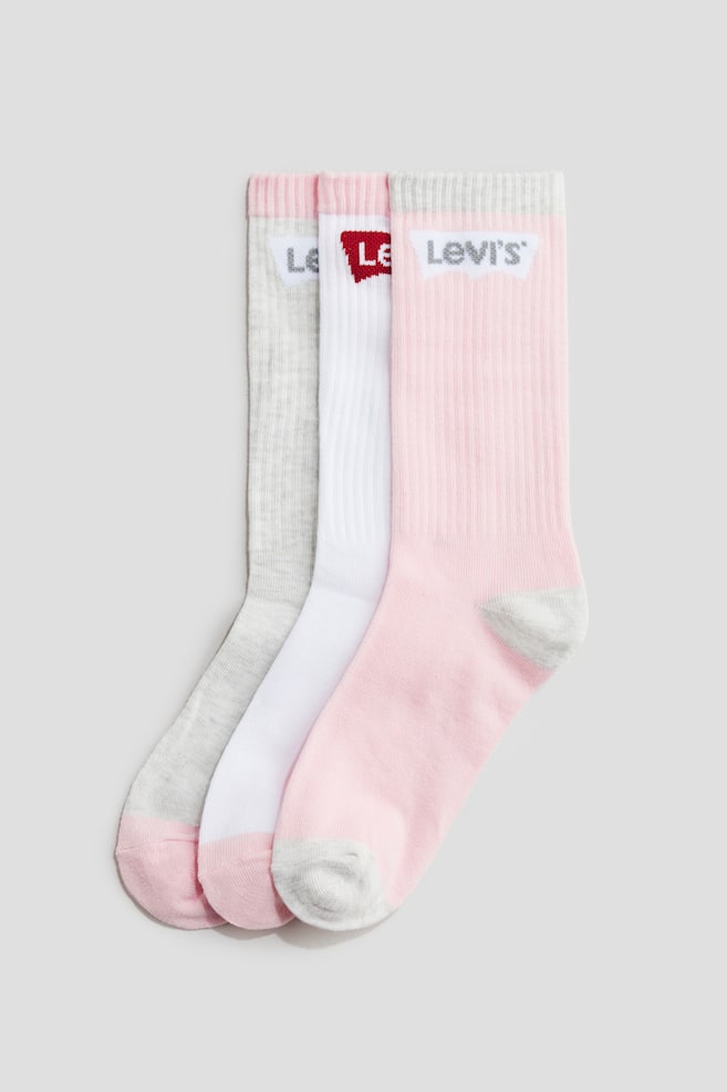 

Обычные носки Batwing (упаковка из 3 шт.) Levi'S, розовый